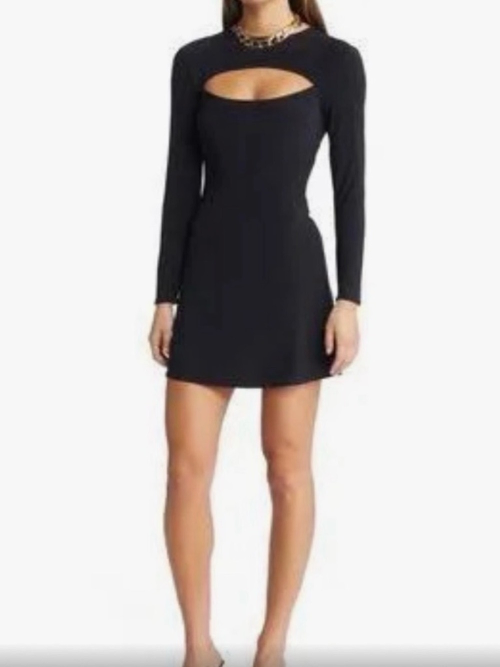 Black Long-Sleeve  Women's Dress